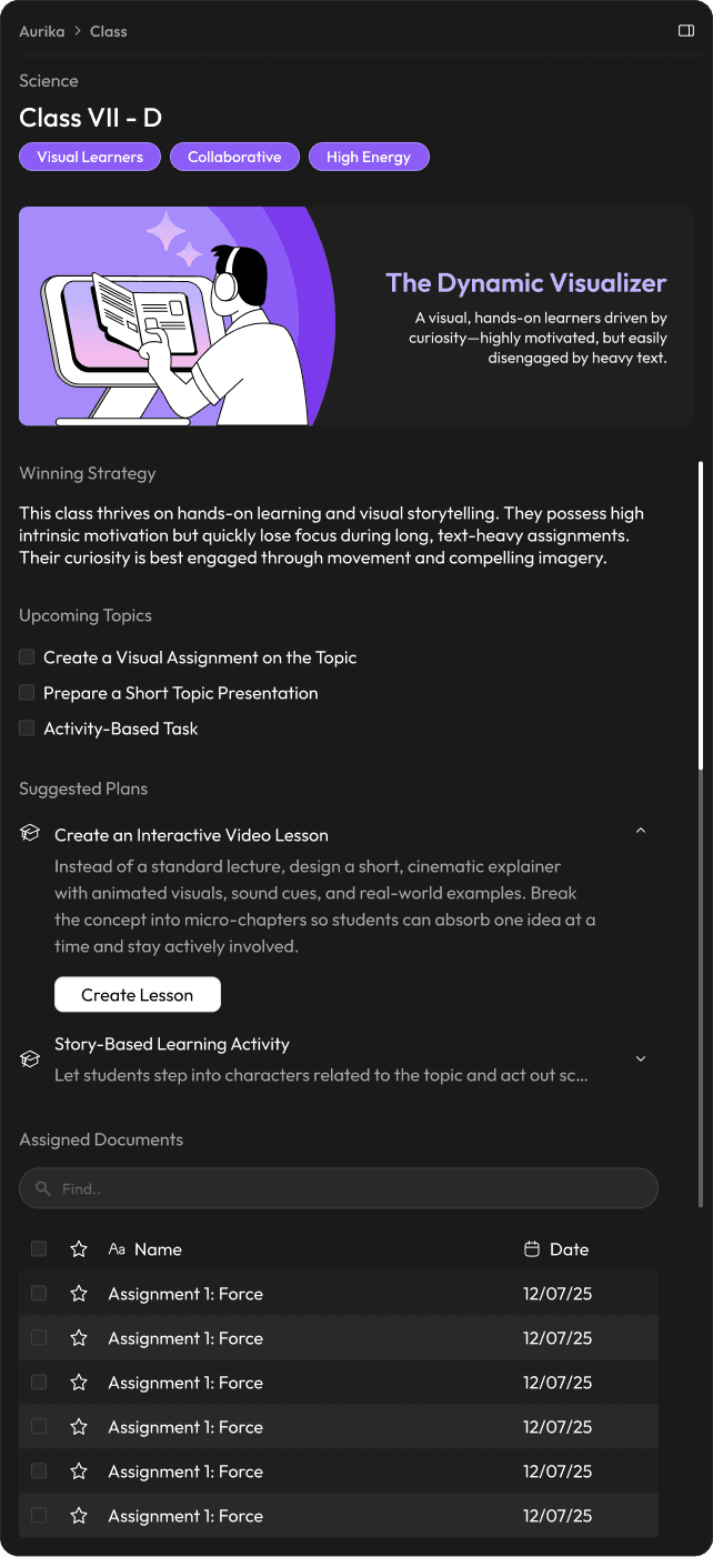 Dynamic Visual Archetypes — Persona Reveal